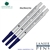 3 Pack - Monteverde Rollerball S22 Paste Ink Refill Compatible with most Sheaffer Style Rollerball Pens - BlueBlack (Fine Tip 0.6mm) - Lanier Pens