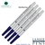 4 Pack - Monteverde Rollerball S22 Paste Ink Refill Compatible with most Sheaffer Style Rollerball Pens - BlueBlack (Fine Tip 0.6mm) - Lanier Pens