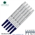 5 Pack - Monteverde Rollerball S22 Paste Ink Refill Compatible with most Sheaffer Style Rollerball Pens - BlueBlack (Fine Tip 0.6mm) - Lanier Pens