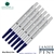 6 Pack - Monteverde Rollerball S22 Paste Ink Refill Compatible with most Sheaffer Style Rollerball Pens - BlueBlack (Fine Tip 0.6mm) - Lanier Pens