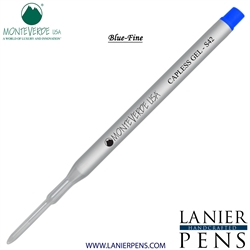 Monteverde Capless S42 Gel Ink Refill Compatible with most Sheaffer Style Ballpoint Pens - Blue (Fine Tip 0.6mm) - Lanier Pens