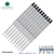 10 Pack - Monteverde Soft Roll Ballpoint W13 Paste Ink Refill Compatible with most Waterman Style Ballpoint Pens - Black (Medium Tip 0.7mm) - Lanier Pens