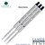 3 Pack - Monteverde Soft Roll Ballpoint W13 Paste Ink Refill Compatible with most Waterman Style Ballpoint Pens - Black (Medium Tip 0.7mm) - Lanier Pens