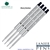4 Pack - Monteverde Soft Roll Ballpoint W13 Paste Ink Refill Compatible with most Waterman Style Ballpoint Pens - Black (Medium Tip 0.7mm) - Lanier Pens