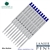 10 Pack - Monteverde Soft Roll Ballpoint W13 Paste Ink Refill Compatible with most Waterman Style Ballpoint Pens - Blue (Medium Tip 0.7mm) - Lanier Pens