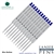 12 Pack - Monteverde Soft Roll Ballpoint W13 Paste Ink Refill Compatible with most Waterman Style Ballpoint Pens - Blue (Medium Tip 0.7mm) - Lanier Pens