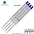 4 Pack - Monteverde Soft Roll Ballpoint W13 Paste Ink Refill Compatible with most Waterman Style Ballpoint Pens - Blue (Medium Tip 0.7mm) - Lanier Pens