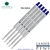 5 Pack - Monteverde Soft Roll Ballpoint W13 Paste Ink Refill Compatible with most Waterman Style Ballpoint Pens - Blue (Medium Tip 0.7mm) - Lanier Pens