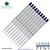 10 Pack - Monteverde Soft Roll Ballpoint W13 Paste Ink Refill Compatible with most Waterman Style Ballpoint Pens - BlueBlack (Medium Tip 0.7mm) - Lanier Pens