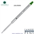 Monteverde Soft Roll Ballpoint W13 Paste Ink Refill Compatible with most Waterman Style Ballpoint Pens - Green (Medium Tip 0.7mm) - Lanier Pens
