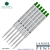 6 Pack - Monteverde Soft Roll Ballpoint W13 Paste Ink Refill Compatible with most Waterman Style Ballpoint Pens - Green (Medium Tip 0.7mm) - Lanier Pens