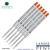 6 Pack - Monteverde Soft Roll Ballpoint W13 Paste Ink Refill Compatible with most Waterman Style Ballpoint Pens - Orange (Medium Tip 0.7mm) - Lanier Pens