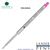 Monteverde Soft Roll Ballpoint W13 Paste Ink Refill Compatible with most Waterman Style Ballpoint Pens - Pink (Medium Tip 0.7mm) - Lanier Pens