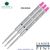 3 Pack - Monteverde Soft Roll Ballpoint W13 Paste Ink Refill Compatible with most Waterman Style Ballpoint Pens - Pink (Medium Tip 0.7mm) - Lanier Pens