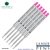 6 Pack - Monteverde Soft Roll Ballpoint W13 Paste Ink Refill Compatible with most Waterman Style Ballpoint Pens - Pink (Medium Tip 0.7mm) - Lanier Pens