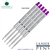 5 Pack - Monteverde Soft Roll Ballpoint W13 Paste Ink Refill Compatible with most Waterman Style Ballpoint Pens - Purple (Medium Tip 0.7mm) - Lanier Pens