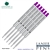 6 Pack - Monteverde Soft Roll Ballpoint W13 Paste Ink Refill Compatible with most Waterman Style Ballpoint Pens - Purple (Medium Tip 0.7mm) - Lanier Pens