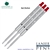 3 Pack - Monteverde Soft Roll Ballpoint W13 Paste Ink Refill Compatible with most Waterman Style Ballpoint Pens - Red (Medium Tip 0.7mm) - Lanier Pens
