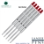5 Pack - Monteverde Soft Roll Ballpoint W13 Paste Ink Refill Compatible with most Waterman Style Ballpoint Pens - Red (Medium Tip 0.7mm) - Lanier Pens