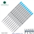 10 Pack - Monteverde Soft Roll Ballpoint W13 Paste Ink Refill Compatible with most Waterman Style Ballpoint Pens - Turquoise (Medium Tip 0.7mm) - Lanier Pens