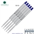 5 Pack - Monteverde Capless Ballpoint W42 Gel Ink Refill Compatible with most Waterman Style Ballpoint Pens - Blue (Fine Tip 0.6mm) - Lanier Pens