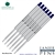 6 Pack - Monteverde Capless Ballpoint W42 Gel Ink Refill Compatible with most Waterman Style Ballpoint Pens - BlueBlack (Fine Tip 0.6mm) - Lanier Pens