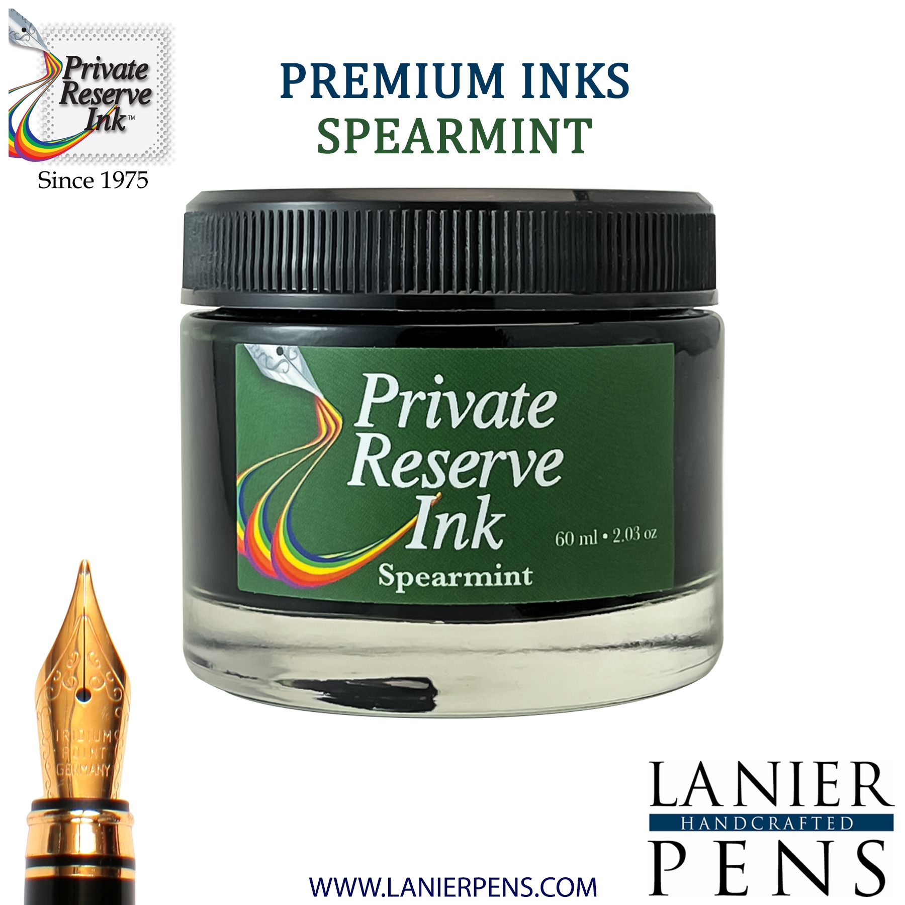 Private Reserve Ink Bottle 60ml - Spearmint (PR17019)