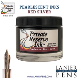 Private Reserve Ink Bottle 60ml - Pearlescent Red-Silver (PR17047)
