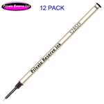 12 Pack - Private Reserve Ink Schmidt 5285 Extra Fine Rollerball Metal Refill - Black Ink