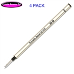 4 Pack - Private Reserve Ink Schmidt 6040 Fiber Tip Metal Refill - Black Ink