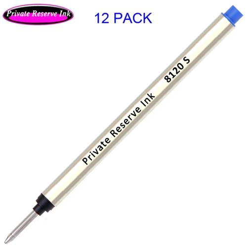12 Pack - Private Reserve 8120 Capless Rollerball - Blue Ink
