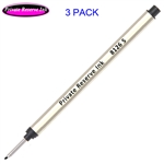 3 Pack - Private Reserve 8126 Capless Rollerball - Black Ink