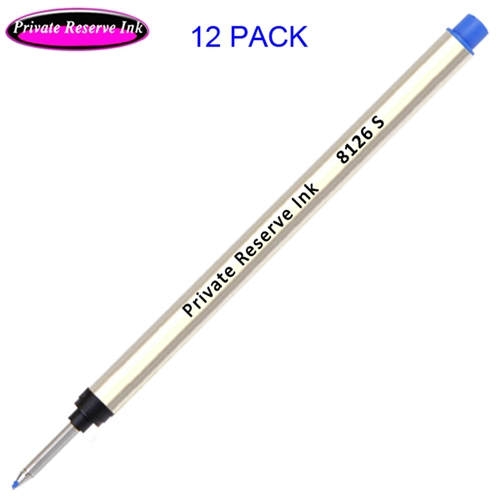 12 Pack - Private Reserve 8126 Capless Rollerball - Blue Ink