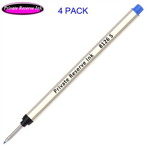 4 Pack - Private Reserve 8126 Capless Rollerball - Blue Ink