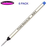 6 Pack - Private Reserve 8126 Capless Rollerball - Blue Ink