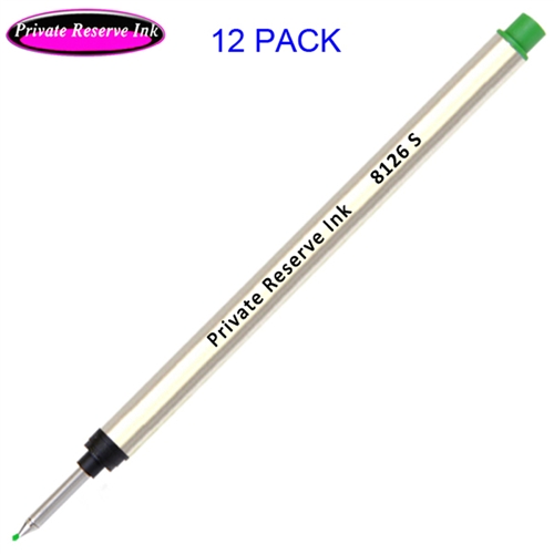 12 Pack - Private Reserve 8126 Capless Rollerball - Green Ink