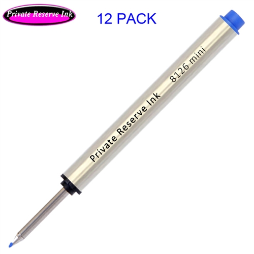 12 Pack - Private Reserve 8126 Mini Capless Rollerball - Blue Ink