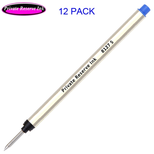 12 Pack - Private Reserve 8127 Capless Rollerball - Blue Ink