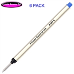 6 Pack - Private Reserve 8127 Capless Rollerball - Blue Ink