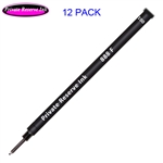 12 Pack - Private Reserve Ink Schmidt 888 Rollerball Refill Black Fine Tip