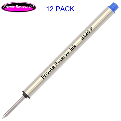 12 Pack - Private Reserve P8120 Capless Rollerball - Blue Ink
