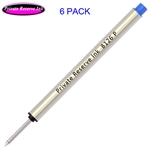6 Pack - Private Reserve P8126 Capless Rollerball - Blue Ink