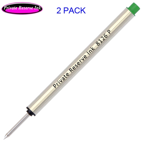 2 Pack - Private Reserve P8126 Capless Rollerball - Green Ink
