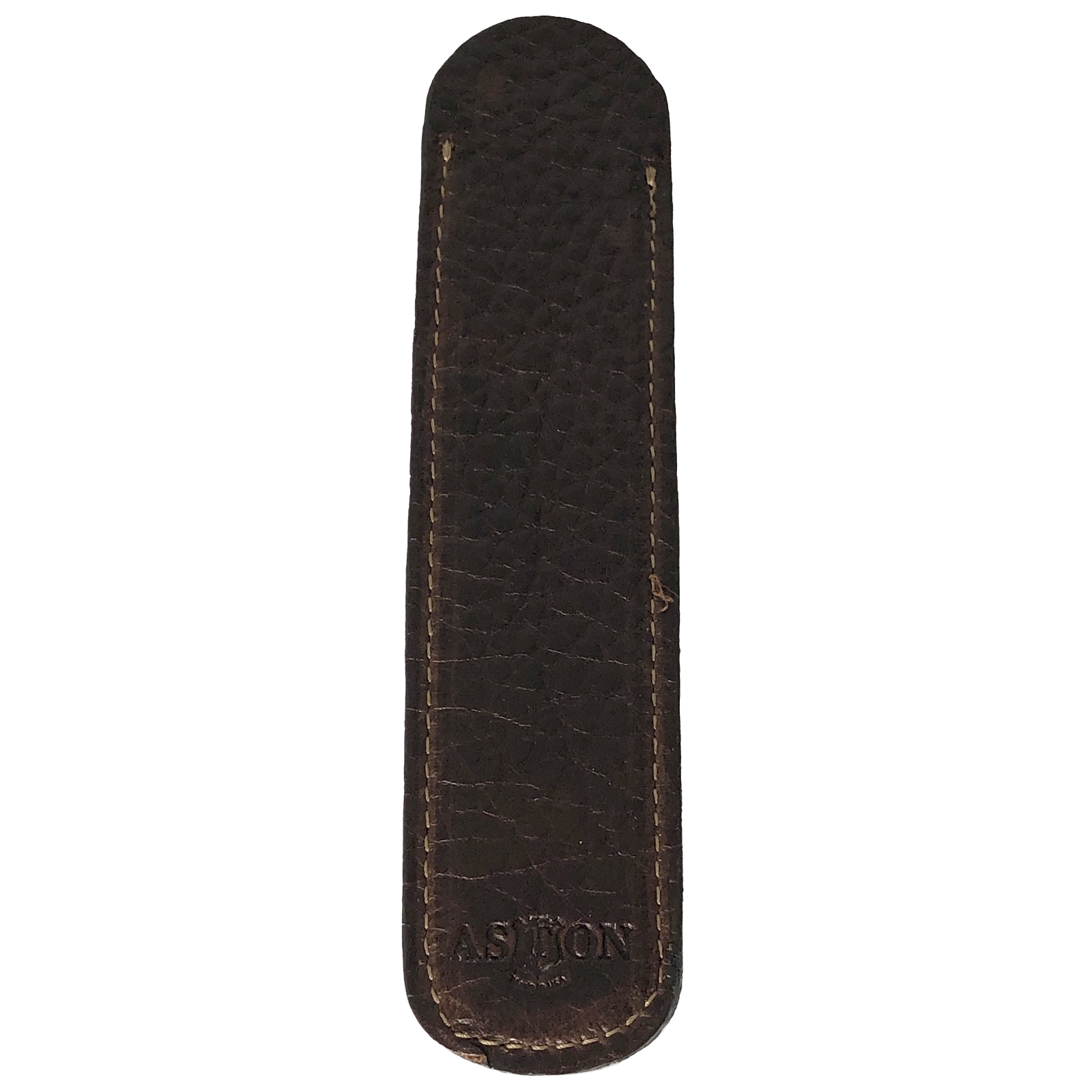Leather Pen Slip – Brown Single