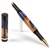 Classic Rollerball Pen - Blue and Silver Burl End Cap