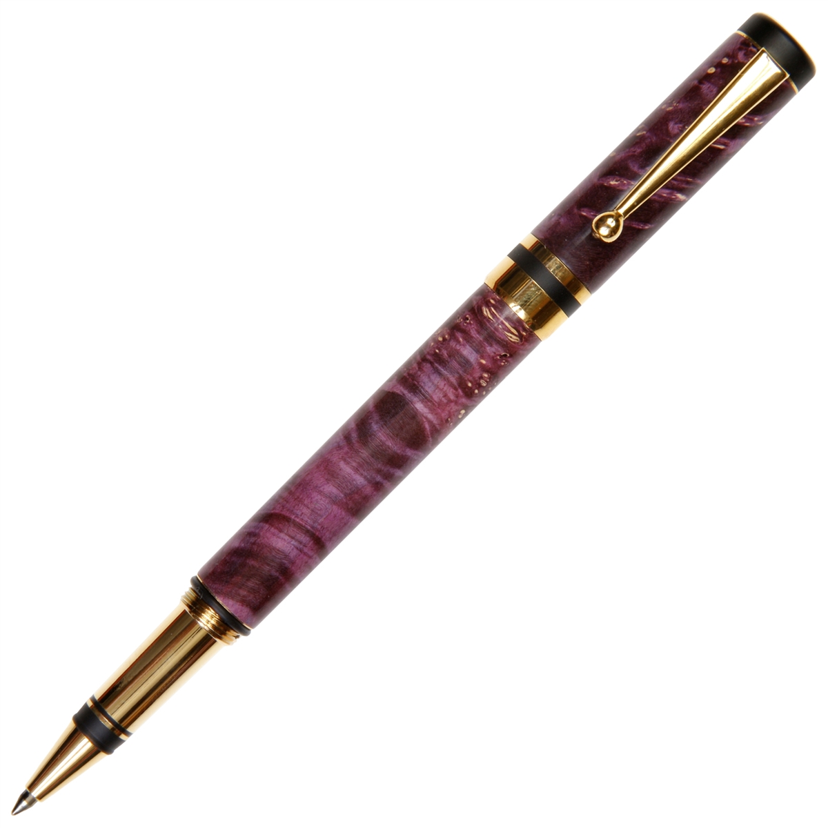 Classic Elite Rollerball Pen - Purple Box Elder