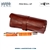 Aston Leather Roll Up Pen Case Luggage Accessory - 5 Pen Holder Roll Up Brown Case