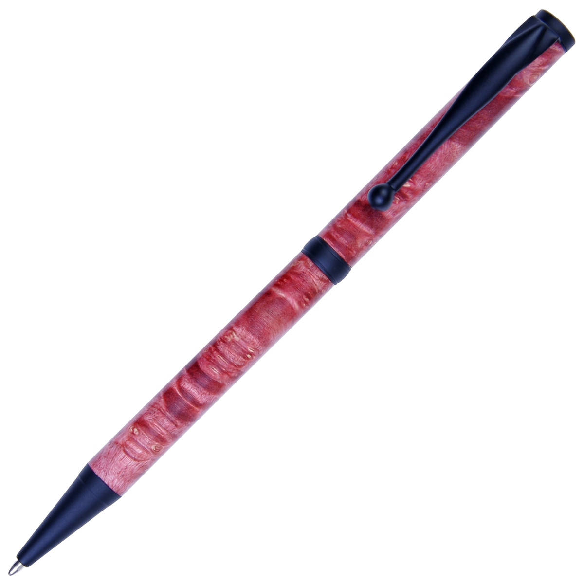 Slimline Twist Pen - Red Maple Burl