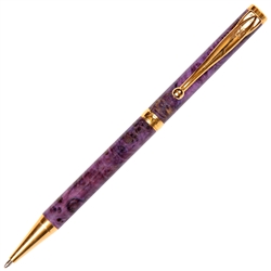 Slimline Twist Pen - Purple Box Elder