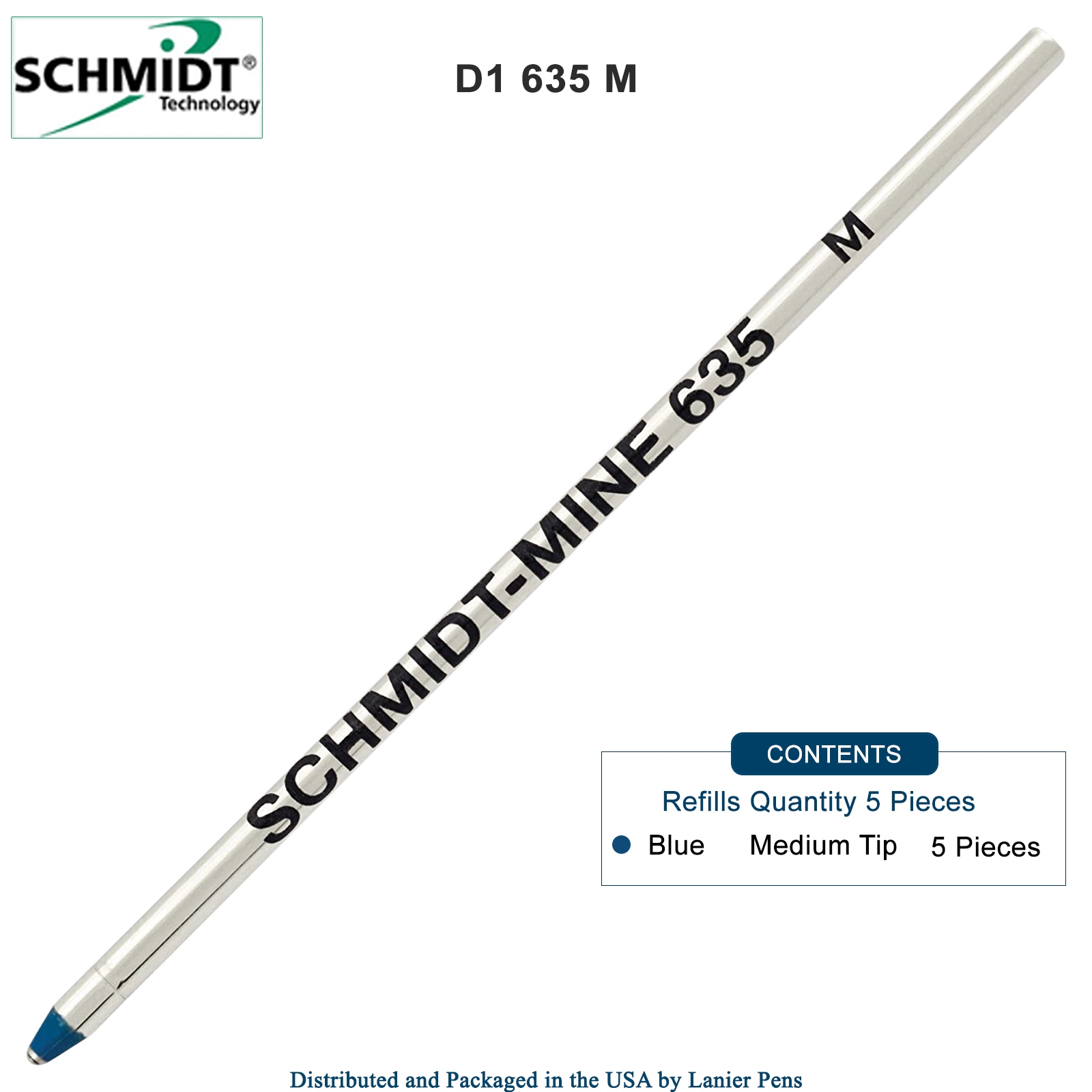 One 5 Pack - Schmidt 635 - Blue